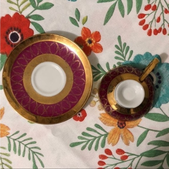Beautiful Vintage Espresso Cup & Saucer - Picture 5 of 8